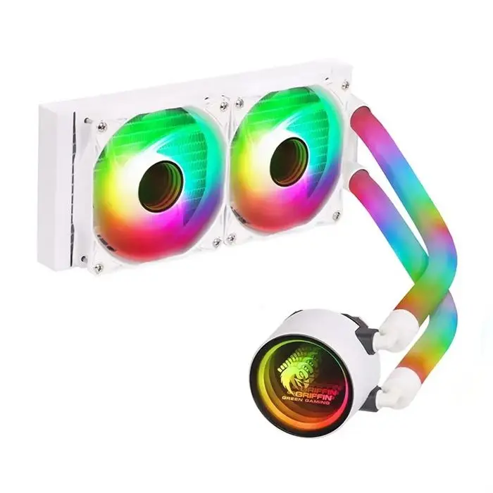 سیستم خنک کننده آبی گرین مدل FAN CPU GLC 240-STREAM -gallery-1