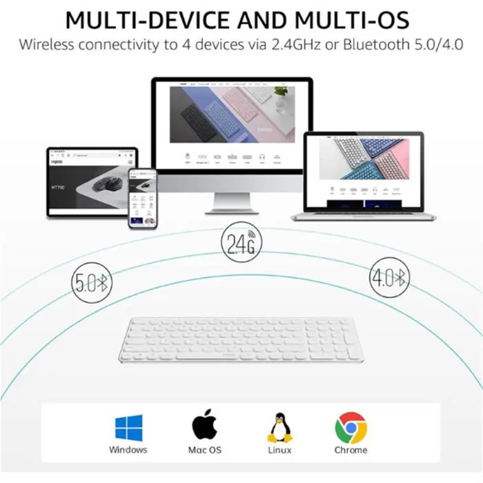 کیبورد بی سیم رپو مدل E9350L -gallery-20