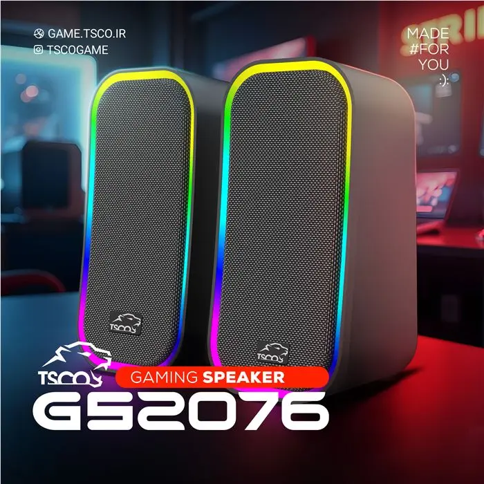اسپیکر گیمینگ دسکتاپ تسکو مدل GS 2076 -gallery-6