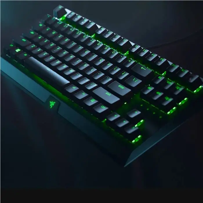 کیبورد مخصوص بازی ریزر مدل BlackWidow X Tenkeyless Green Switch -gallery-4