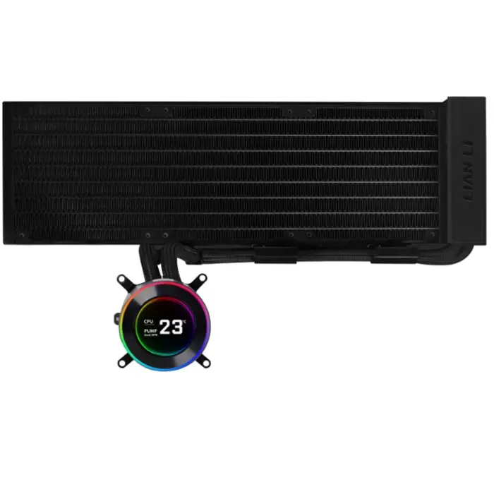 کولر پردازنده مایع لیان لی مشکی مدل Hydroshift II LCD-C 360CL AIO -gallery-2