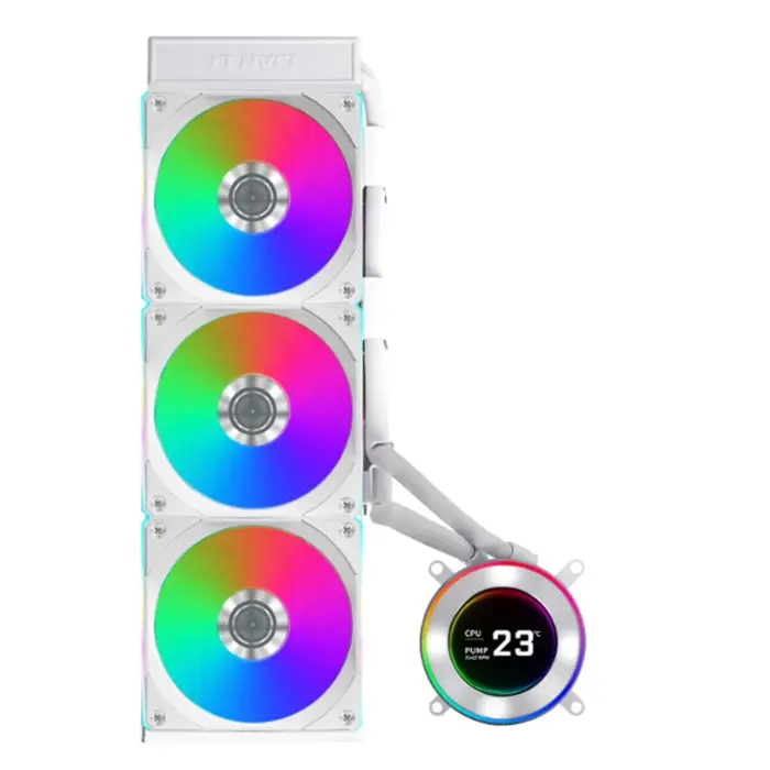 کولر پردازنده مایع لیان لی سفید مدل Hydroshift II LCD-C 360CL AIO -gallery-4