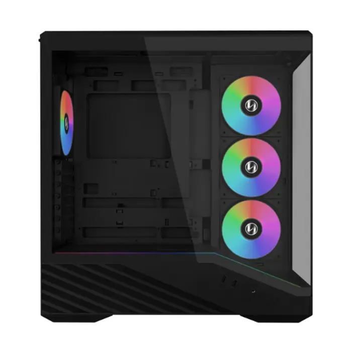 کیس گیمینگ لیان لی مشکی Vector V100R -gallery-1