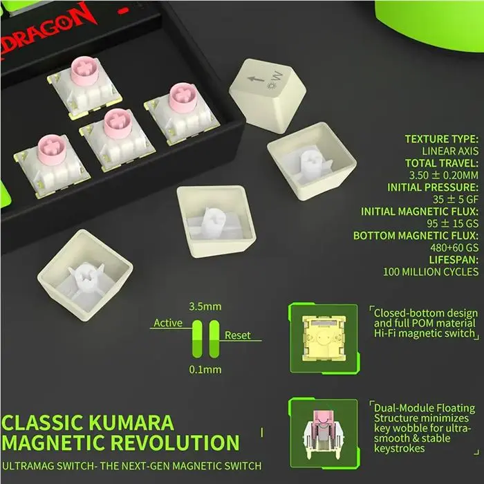 کیبورد گیمینگ ردراگون مدل KUMARA K552 BGC-M -gallery-12