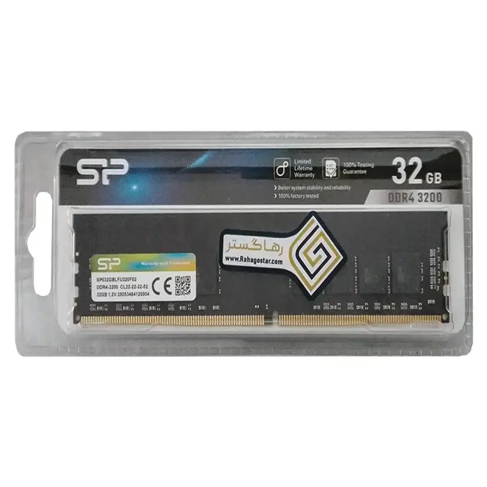 رم کامپیوتر DDR4 سیلیکون پاور 3200 مگاهرتز CL22 ظرفیت 32 گیگابایت -gallery-2