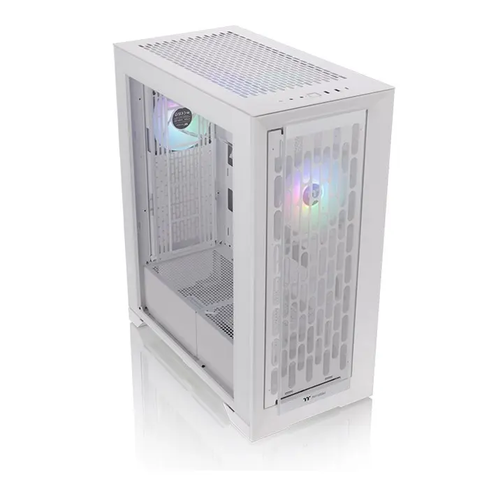 کیس گیمینگ ترمالتیک مدل CTE T500 TG ARGB White -gallery-4