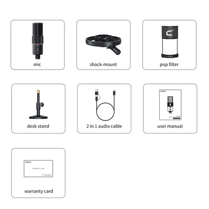 میکروفون استودیویی کامیکا مدل STA-U2D -gallery-17