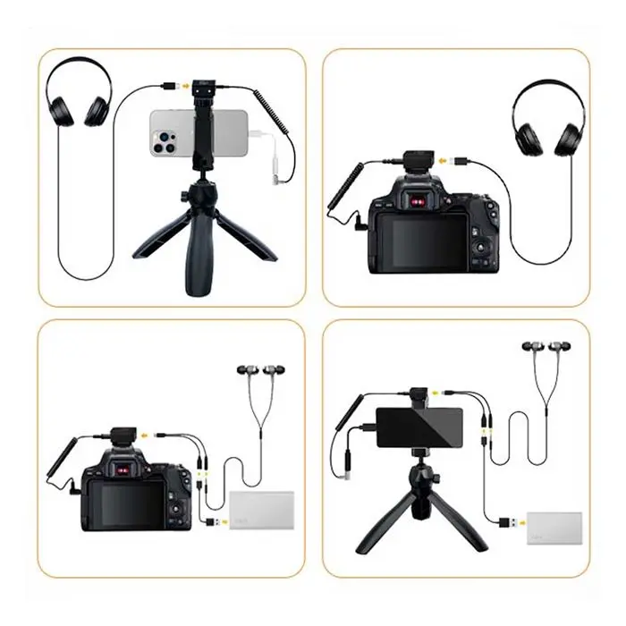میکروفون یقه ای بی سیم کامیکا مدل Vimo C2 -gallery-6