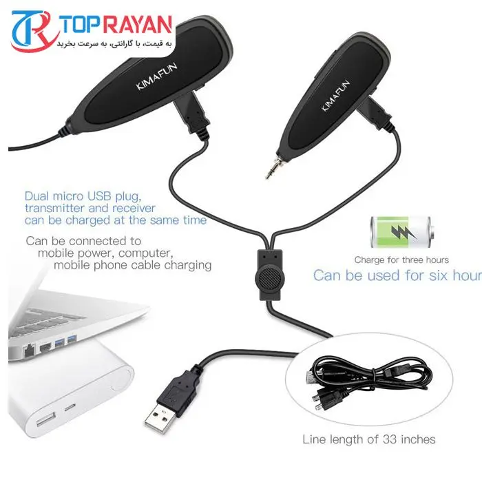 میکروفون بی سیم کیمافون مدل KM-G130-1 -gallery-2