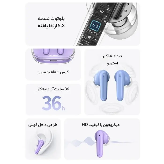 هدفون بلوتوثی یوسمز مدل BE16 -gallery-10