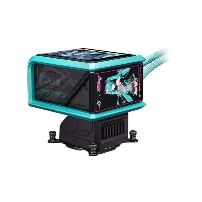 فن خنک کننده مایع پردازنده ایسوس ROG RYUO IV 360 ARGB HATSUNE MIKU -gallery-12