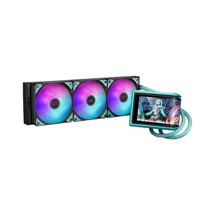 فن خنک کننده مایع پردازنده ایسوس ROG RYUO IV 360 ARGB HATSUNE MIKU -gallery-2