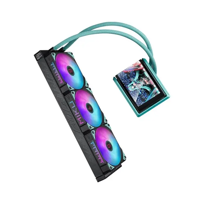 فن خنک کننده مایع پردازنده ایسوس ROG RYUO IV 360 ARGB HATSUNE MIKU -gallery-3