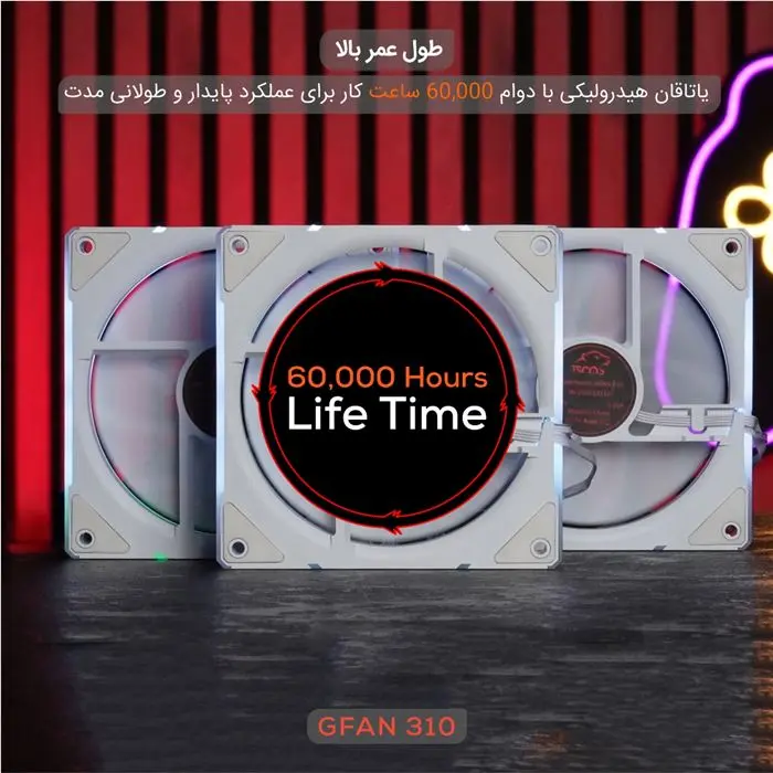 فن کیس تسکو مدل GFAN 310 Skadi Lumina 3IN1 -gallery-9