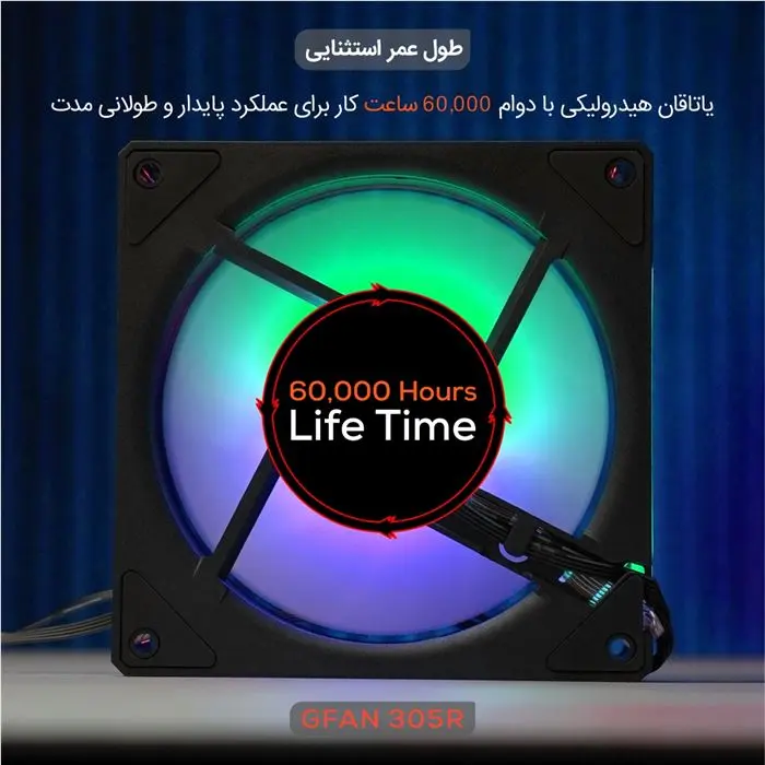 فن کیس تسکو مدل GFAN 305R Skadi Lux Reverse Blade 3IN1 -gallery-10