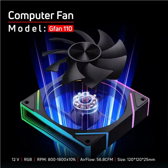 فن کیس تسکو مدل GFAN 110 Skadi Lumina -gallery-10