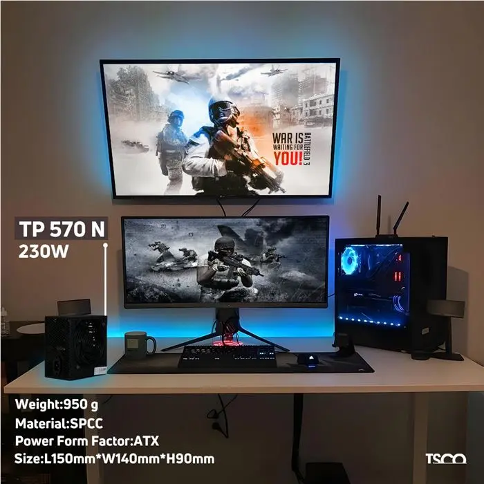 منبع تغذیه کامپیوتر تسکو مدل TP 570N -gallery-3