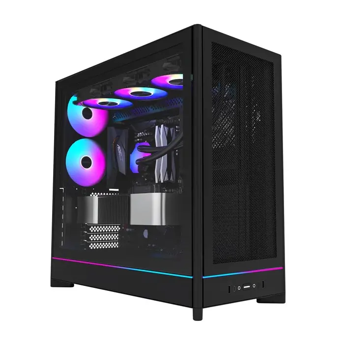 کیس مشکی مونتک مدل MONTECH HS01 PRO BLACK -gallery-9