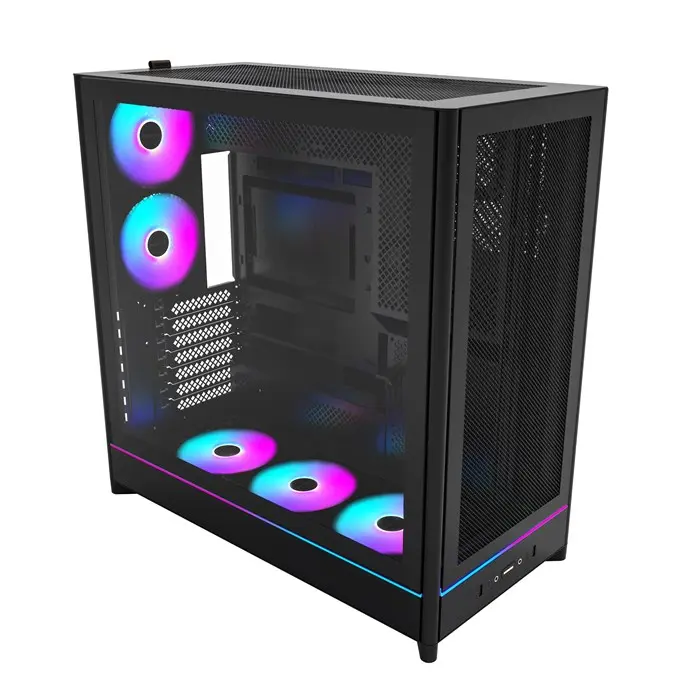 کیس مشکی مونتک مدل MONTECH HS01 PRO BLACK -gallery-8