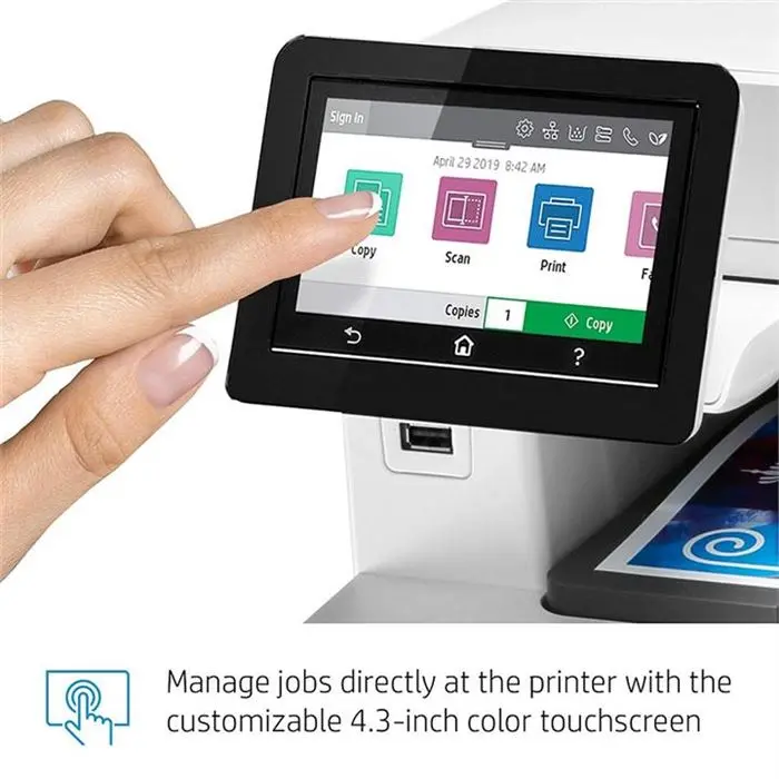 پرینتر لیزری رنگی اچ پی مدل LaserJet Pro MFP M479fdn -gallery-4