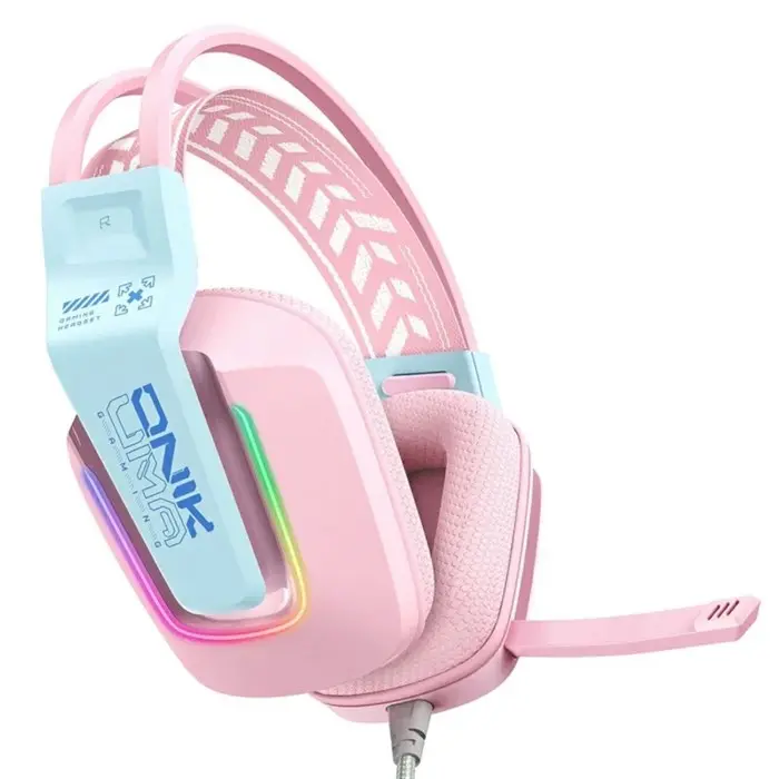 هدست گیمینگ باسیم اونیکوما مدل X13 Pink -gallery-1
