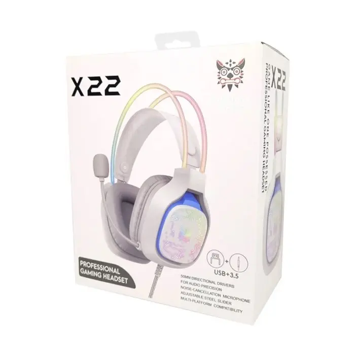 هدست گیمینگ باسیم اونیکوما X22 White -gallery-4