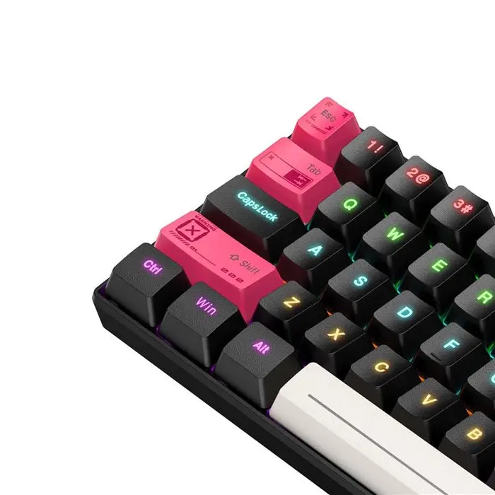 کیبورد گیمینگ اونیکوما مدل G55 RGB، مکانیکال سوییچ قهوه‌ای، Tenkeyless، نورپردازی RGB -gallery-21
