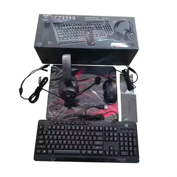 ست گیمینگ اونیکوما مدل TZ5006، سوییچ ممبران، Full-Size، نورپردازی LED RGB -gallery-20