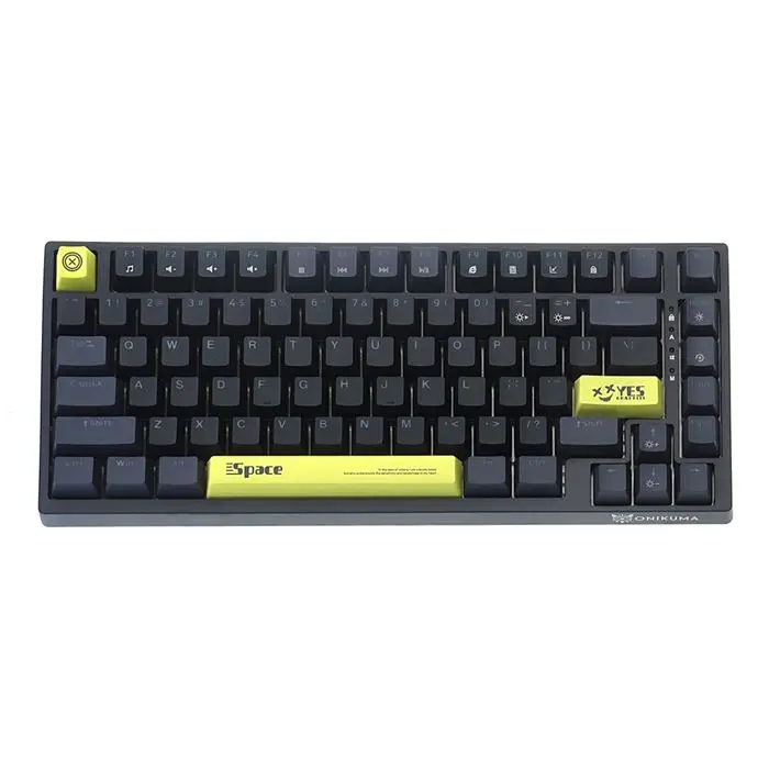 کیبورد گیمینگ اونیکوما مدل G52، مکانیکال سوییچ قهوه ای، Tenkeyless، نورپردازی RGB -gallery-2
