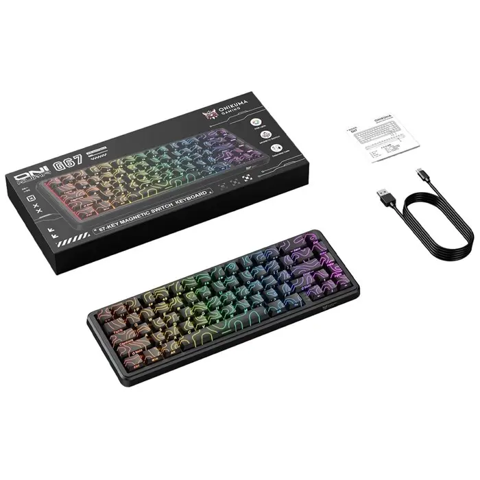 کیبورد گیمینگ اونیکوما مدل G67 RGB WRD -gallery-3