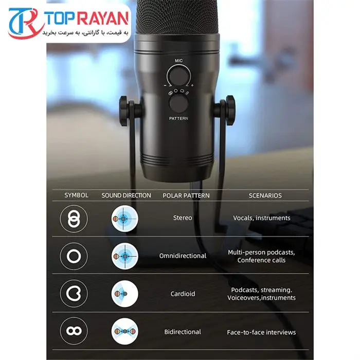 میکروفن کندانسر فای فاین مدل k690 -gallery-7