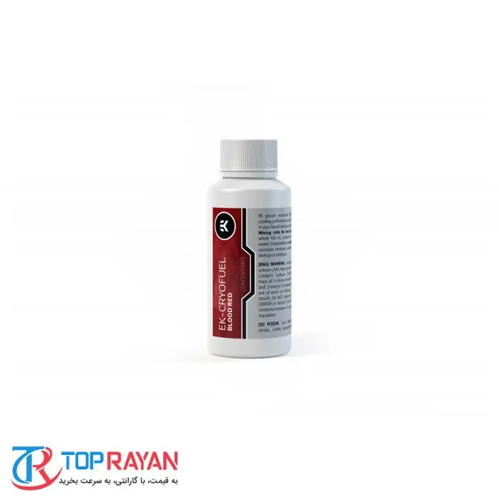 جوهر خنک کننده ای کی دبلیو بی مدل EK-CryoFuel Blood Red با ظرفیت ۱۰۰ میلیلیتر -gallery-6