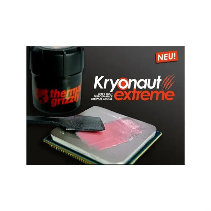 خمیر سیلیکون ترمال گریزلی 5.55 گرمی Kryonaut Extreme -gallery-5