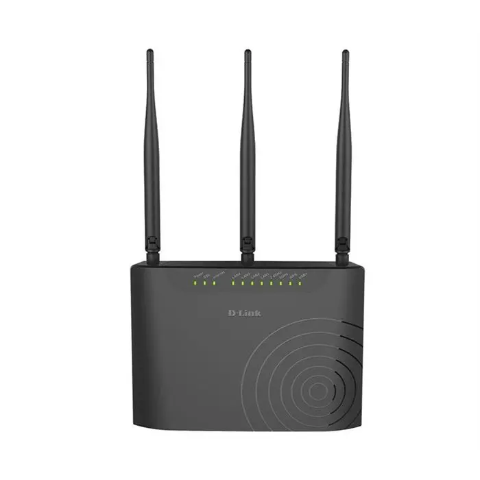 مودم روتر ADSL/VDSL دی لینک مدل DSL-2870A AC750 بی سیم سه آنتن -gallery-4