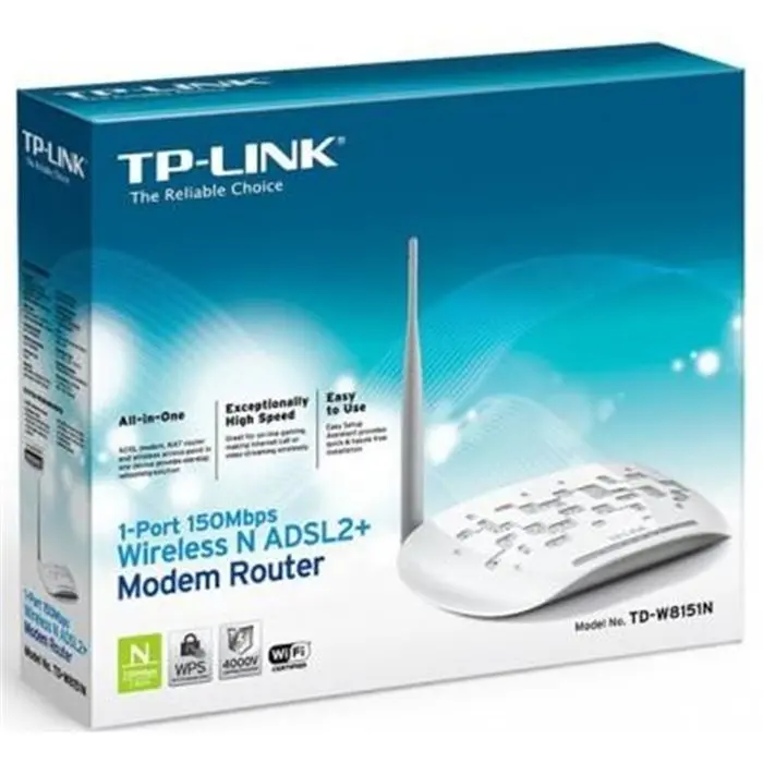 مودم روتر بی‌سیم +ADSL2 تی پی لینک TDW8151N -gallery-3