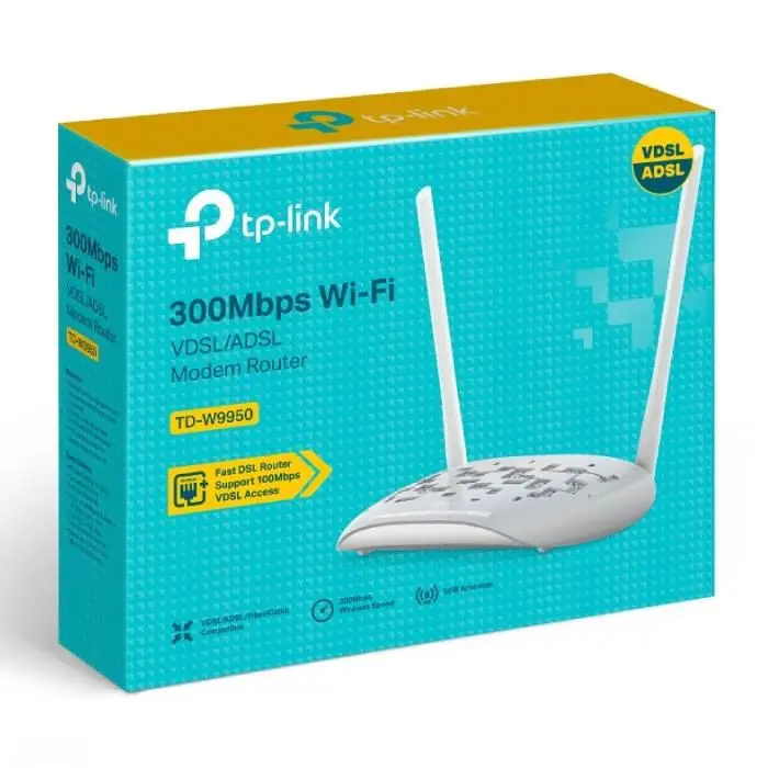 مودم روتر VDSL/ADSL بی سیم N300 تی پی لینک مدل TD-W9950 -gallery-2