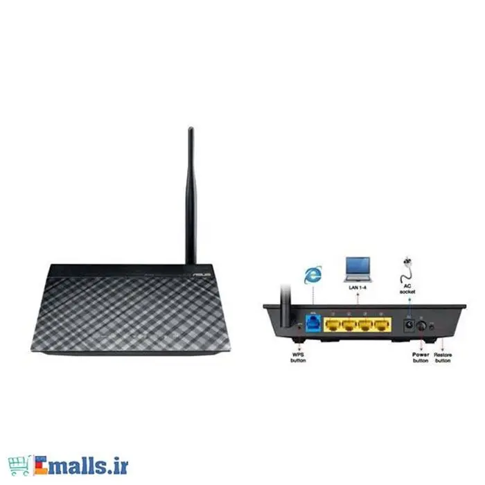 مودم-روتر ADSL و بی‌سیم ایسوس مدل DSL-N10 C1 -gallery-7