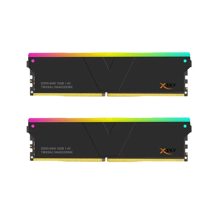 رم وی کالر دو کاناله XSky RGB 32GB (2 x 16GB) DDR5 6400 CL32 -gallery-3