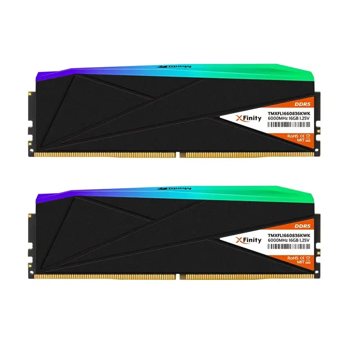 رم وی کالر دو کاناله Manta XFinity RGB 64GB (2 x 16GB) DDR5 5600 CL36 -gallery-7