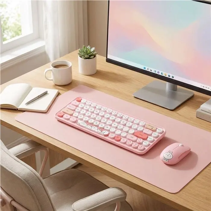 کیبورد و ماوس بیسیم مافی مدل I bean pro، سوییچ ممبران، Tenkeyless -gallery-2