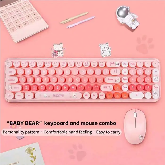 کیبورد و ماوس بی سیم مافی مدل Baby Bear -gallery-22