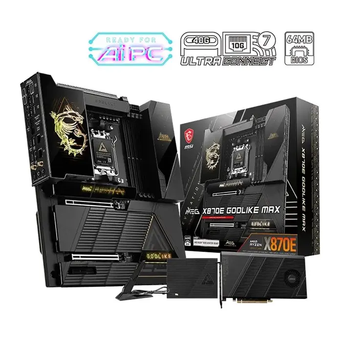 مادربرد ام اس آی مدل MSI MEG X870E GODLIKE MAX DDR5 -gallery-5