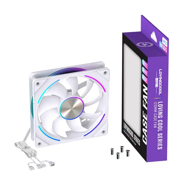 فن کیس سفید لاوینگ کول مدل S120 WHITE -gallery-3