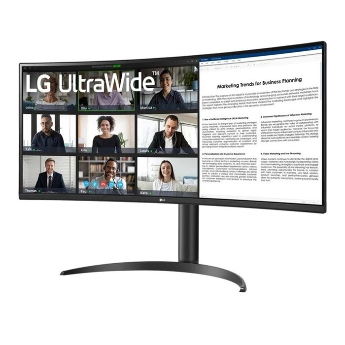 مانیتور منحنی 34 اینچ ال جی مدل UltraWide 34WR55QK-B -gallery-6