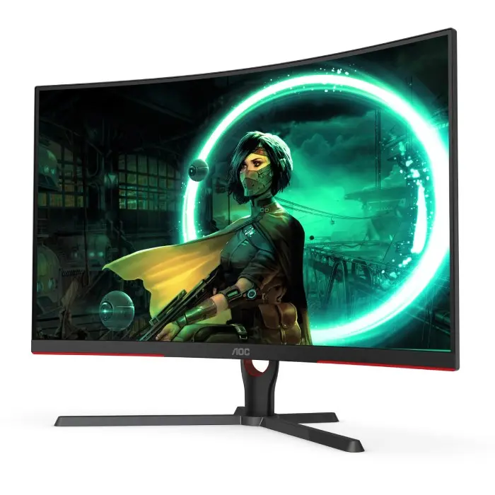 مانیتور گیمینگ خمیده ای او سی 32 اینچ مدل CQ32G3SE -gallery-9