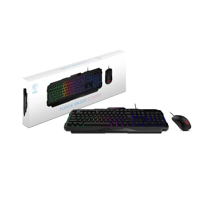 کیبورد و موس گیمینگ ام اس آی FORGE GK100 COMBO -gallery-8