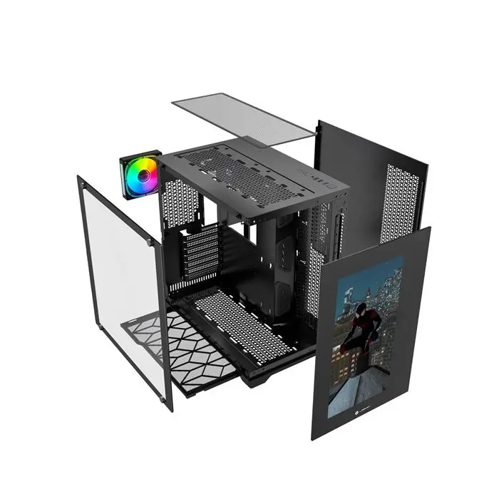 کیس گیمینگ لاجی کی مدل LK-C589B -gallery-11