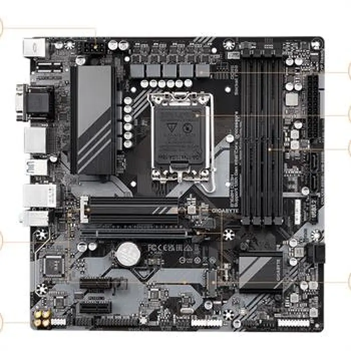 مادربرد گیگابایت Motherboard GigaByte B760M DS3H DDR4 -gallery-1