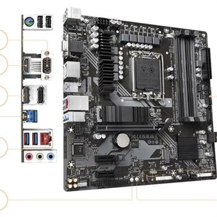 مادربرد گیگابایت Motherboard GigaByte B760M DS3H DDR4 -gallery-2