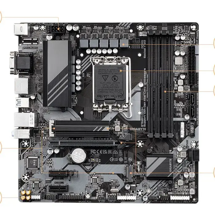 مادربرد گیگابایت Motherboard GigaByte B760M DS3H DDR4 -gallery-5